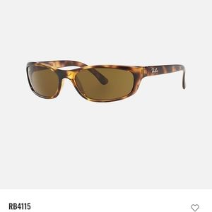 Brand new Ray-Ban RB4115 Havana sunglasses (Dark brown tortoise)